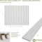 Ekena Millwork 48H x 5/8T Adjustable PVC Slat Wall Panel Kit w/ 3W Slats, Unfinished contains 15 Slats SWP60X48X0625UN - alternate 4